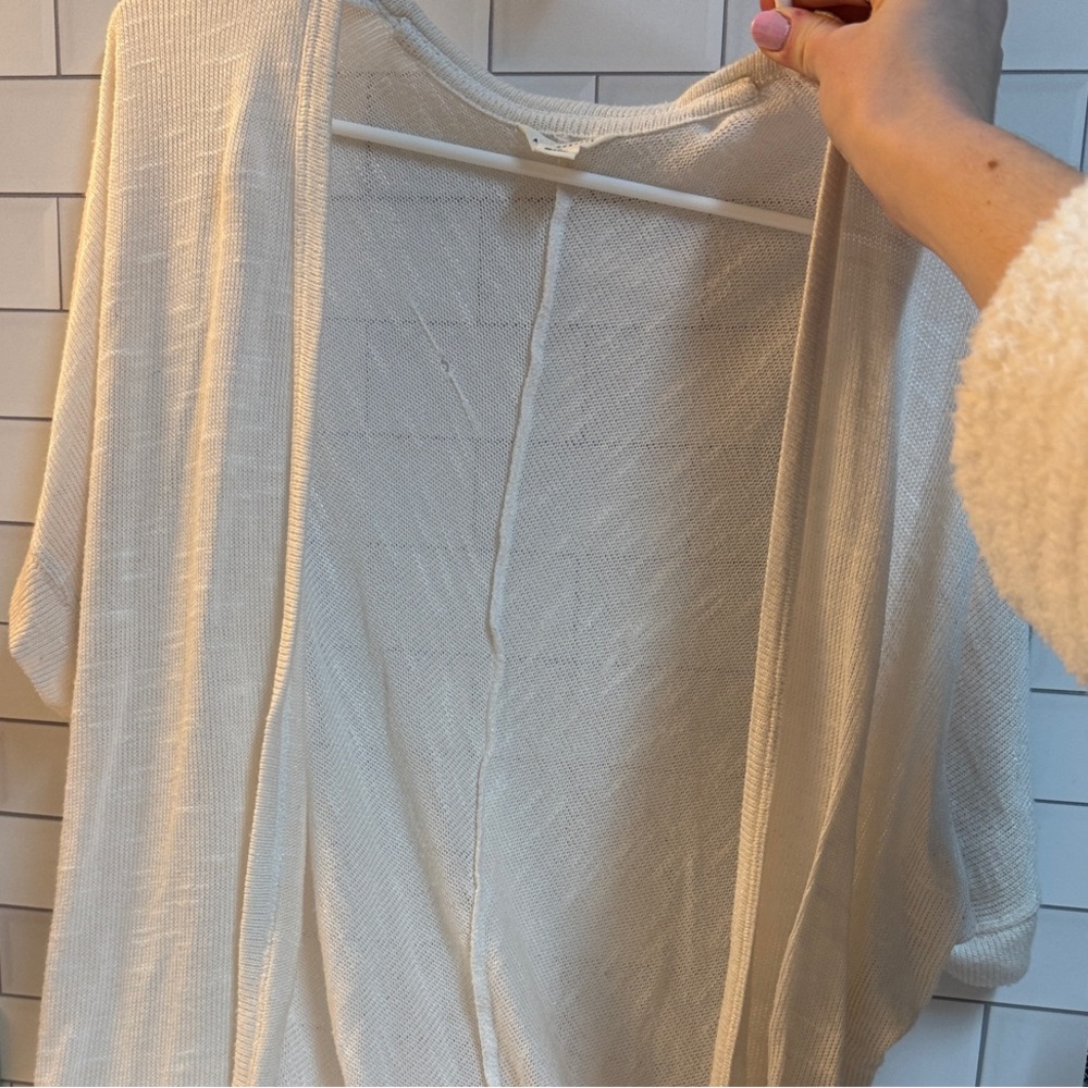 Aeropostale Ivory Knit Cardigan